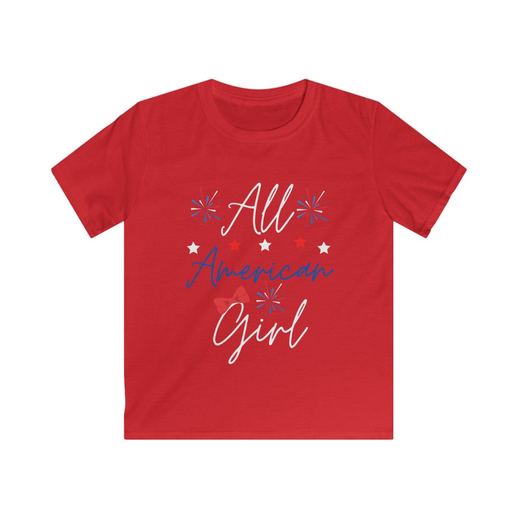 All American Girl - Kids Softstyle Tee