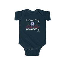 Load image into Gallery viewer, I Love My Coast Guard Mommy - Infant Fine Bodysuit
